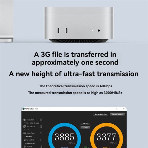 40Gbps USB4 M.2 MVME 2280 SSD Enclosure  3 SSD Case External SSD Case Docking Station for   M4 US PLUG 2