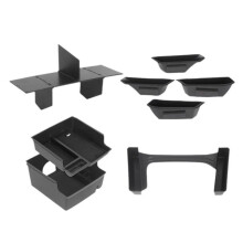 1Set Armrest Box Gear Shift Organizer Tray Front Rear Door Handle Storage Box for Bronco 2/4-Door 2021 2022