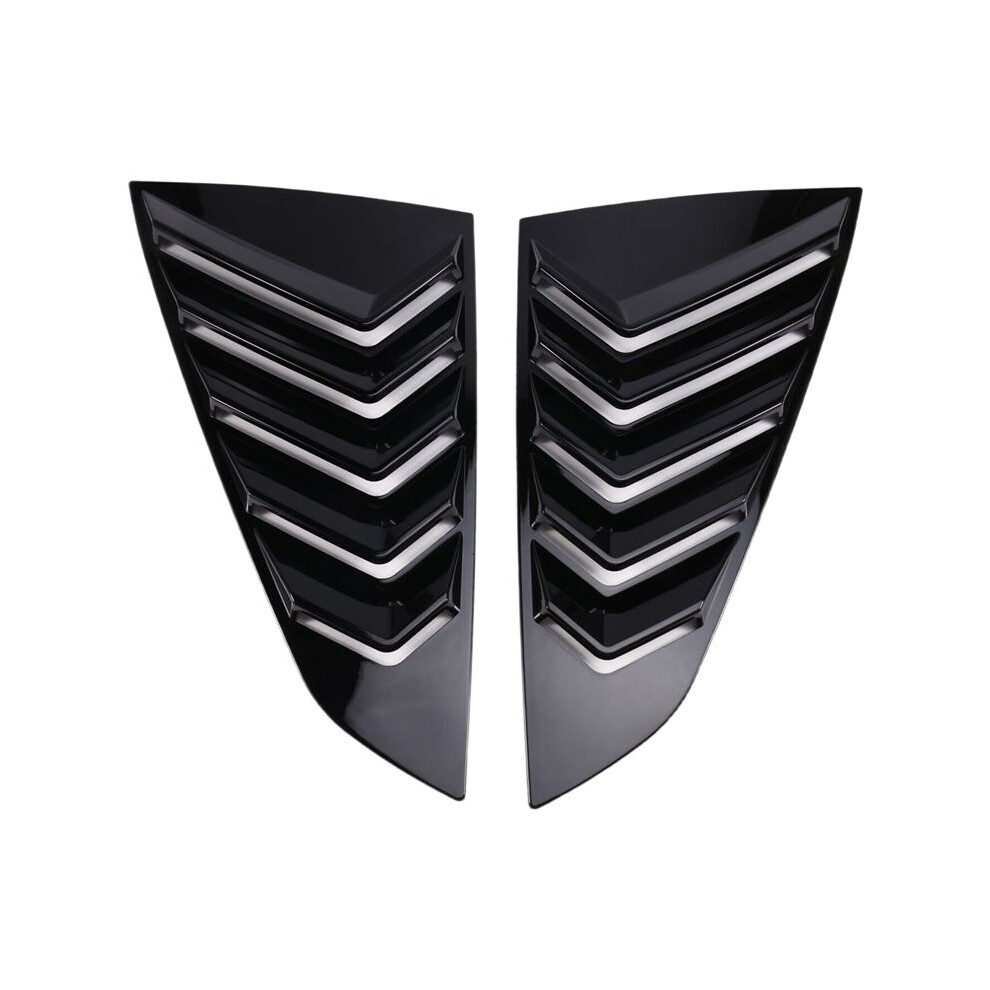 Rear Louver Window Side Shutter Decoration Cover Sticker Vent Scoop Trim For Mustang 2024 - 2025 B 4711157104546