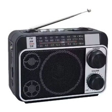 FM AM SW Radio Solar Charging Radios Receiver Wireless Speaker with LED Flashlight Support TF Card USB