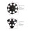 Microphone Holder, Multi Mic Holder for Wired and Wireless Mics, Multiple Microphone Organizer and Display YC-6P 4