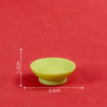 (Green) Resin Miniature Cute Realistic Chinese New Year Feast Food Model For Decor Dollhouse