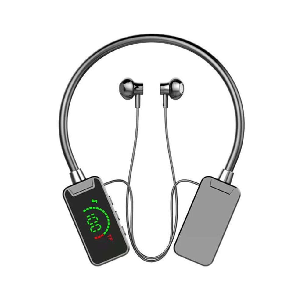 Neckband Headphones With Led Display Wireless Earphones Hifi 9D Stereo Sports Headset Handsfree Calls 6031804959205
