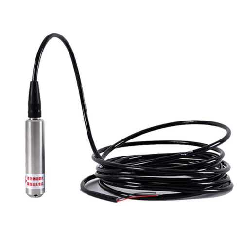 Input Type Liquid Level Sensor Probe Fire Pool Liquid Level Display Water Level Transmitter 0-1 Meter Range 4-20ma