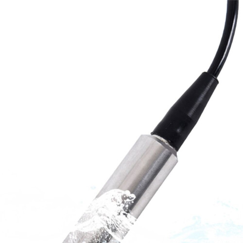 Input Type Liquid Level Sensor Probe Fire Pool Liquid Level Display Water Level Transmitter 0-1 Meter Range 4-20ma 1