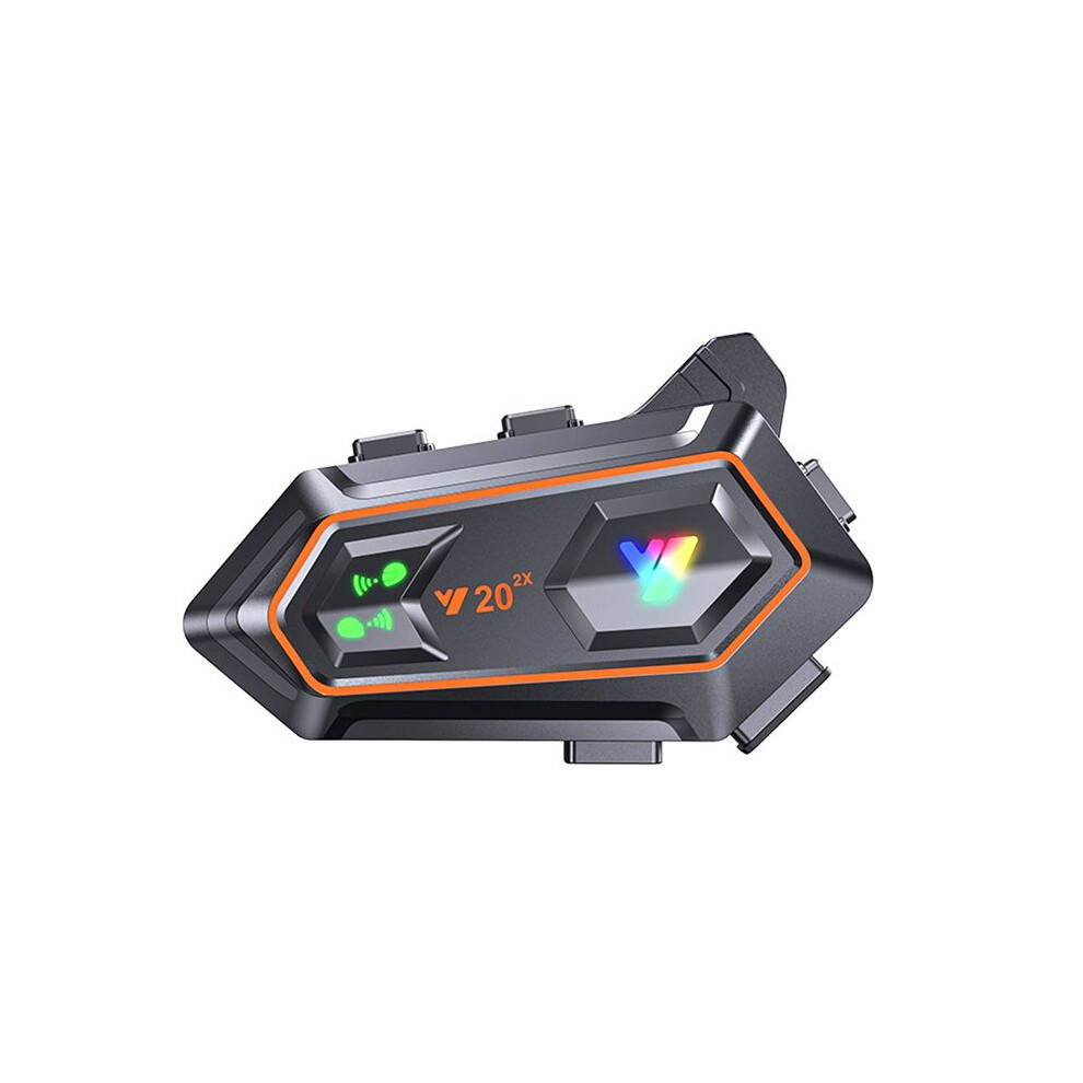 5.0 Motorcycle Helmet Headset Headphone Wireless Interphone Hands-Free Stereo Rgb Colorful S Earphone Light 6031416298440