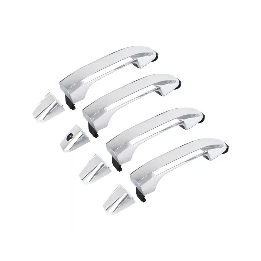 4Pcs Chrome Exterior Door Handle For Silverado 1500 2014-2017 New 6031470099694