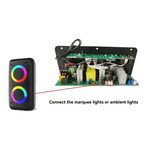 100W  Power Amplifier Board with Optical Audio Input HiFi Karaoke Amplifier Home/Car Amplifier Board EU PLUG 1