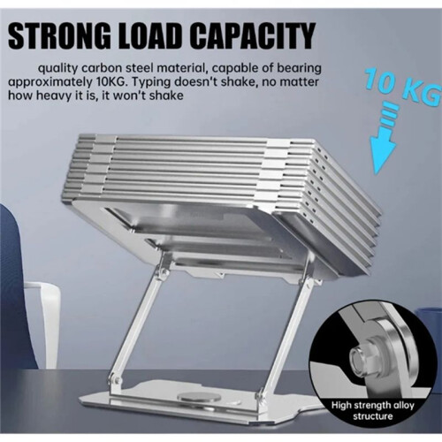 360 Rotating Laptop Stand Foldable Laptop Stand Height Adjustable Foldable Tablet Stand Devices 1