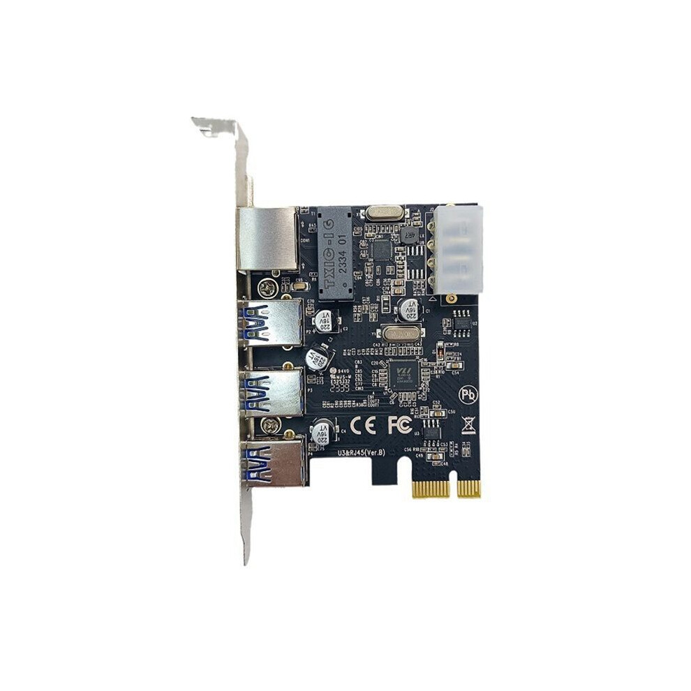 Desktop Mainboard Module Pci-Eusb3.0+Gigabit Lan Expansion Card Using Rtl8153b Vli805 Mainboard Module 4713119465818
