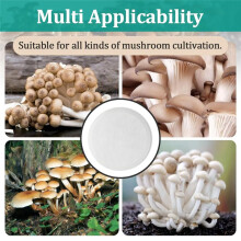 48Pcs 2.5inch Monotub Adhesive Filter Disks - 2MM Thick Monotub Filter Discs for Mushroom Growing Supplies -Mushroom Box