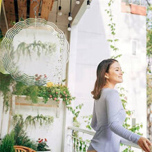 12Pcs Sublimation Wind Spinner Blanks 3D Wind Spinners Hanging Wind Spinners for Outdoor Garden Decoration 3/8 Inch