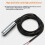 Input Type Liquid Level Sensor Probe Fire Pool Liquid Level Display Water Level Transmitter 0-1 Meter Range 4-20ma 3