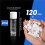 120pcs 2 Ml Plastic Vials Lab Plastic  Test Tubes Graduated with Cap for Laboratory School Educational 2