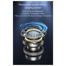 M47 In-Ear Earphone 2 in 1 Earbuds Portable Speaker Wireless Headphone BT 5.3 Stereo Headset M47 In-Ear