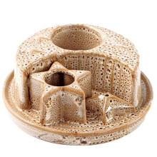 4 in 1 Candle Holder Ornaments Candlelight Dinner Props Light Luxury Ceramic Candle Lamp Dining Table Candle Holder