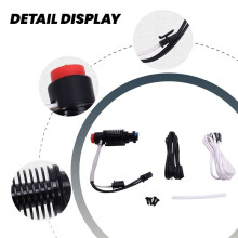 Voor E3D Revo Hotend Kit V6 Radiator Messing Mondstuk Keramische Verwarmingskernthermistor voor 3D-Printeronderdelen