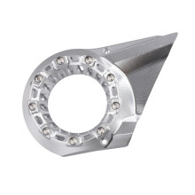 Motorradumbau Motordeckel Lufteinlassdeckel Schauglas Getriebeschutz Motordeckel für  Silber