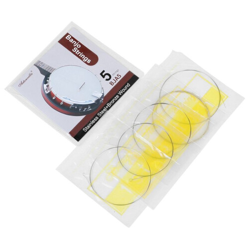Astonvilla 5-String Banjo Strings Bronze Winding for Beginners and Practice Guitar Accessories 2