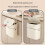 Home Kitchen Toilet Hanging Trash Can Square Design Convenient Flip Cover 4