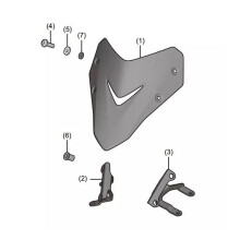 Defletor de para-Brisa de Motocicleta, Capa de Spoiler e Carenagem para CB1000 Hornet/SP 2025, Acessórios Esportivos de Turismo
