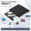 USB 3.0 Type-C DVD Burner 2-in-1 Slim External Recorder Portable CD-RW DVD-ROM Optical Drives Writer Reader Player 4