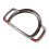 For -  Fortwo 09-15 Center Console Instrument Panel Frame Decorative Frame Carbon Fiber Texture Style 7