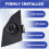 Car Interior Front Tweeter Refitting Speaker Boxes Dashboard Audio Cover Cap Panel for  CHR C-HR IZOA 19-21 4