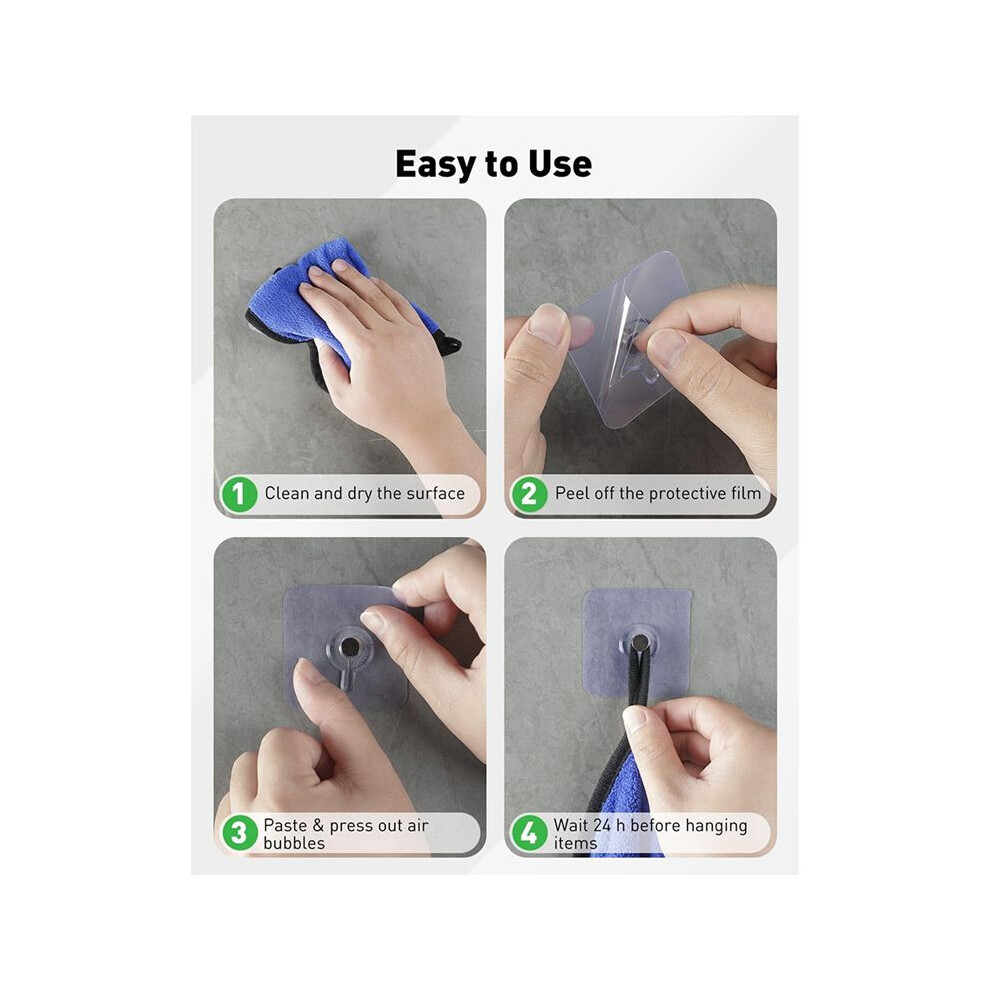Adhesive Picture Hooks 33 Lbs Load Heavy Duty Picture Hangers Without Nails Adhesive Wall Hooks For Hanging 30Pcs 6031625207851
