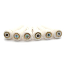 6PCS Cattle Bone Guitar Bridge Pins W/ Pin Puller for Acoustic Guitar Accessories