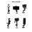 Universal Magnetic Chassis Bracket Base for  X5 Action  Camera Mount Holder Accessory 5