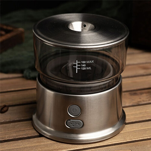 Cafetera Automática Portátil con Carga USB, Cafetera de Viaje Compacta, Cafetera de Viaje para Exteriores
