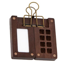 Tavolozza per Acquerelli da Viaggio Portatile - Scatola Vuota In Legno per Colori Acrilici con Vassoio Quadrato per Pittura Artistica, Forniture