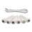 6PCS Cattle Bone Guitar Bridge Pins W/ Pin Puller for Acoustic Guitar Accessories 1