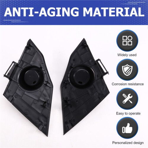 Car Interior Front Tweeter Refitting Speaker Boxes Dashboard Audio Cover Cap Panel for  CHR C-HR IZOA 19-21 1