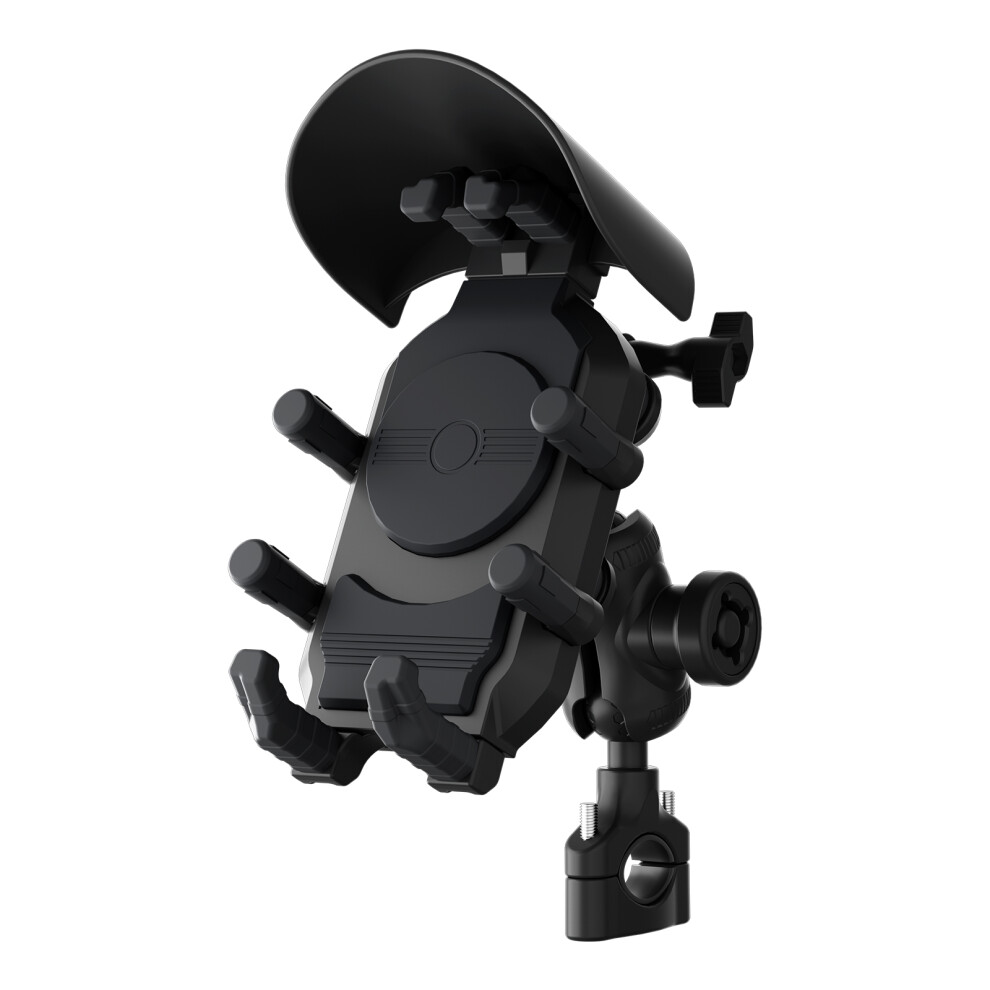 Motorcycle Phone Holder, 69-93Mm Width, 137-212Mm Height Black 3491384639943