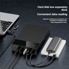 USB 3.0 to 3.5inch Drive Docking Station External Hard Disk Enclosure for 3.5 2.5 Inch SSD HDD 20TB US Plug