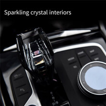 Car Crystal Gear Shift Knob Lever for 2 3 4 Series I3i4iX3X5X6X7 Crystal Gear Handle Non Disassembly Installation,C