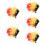 5Pcs Funny Multi-Function Clown Wigs Assorted Accessory 10