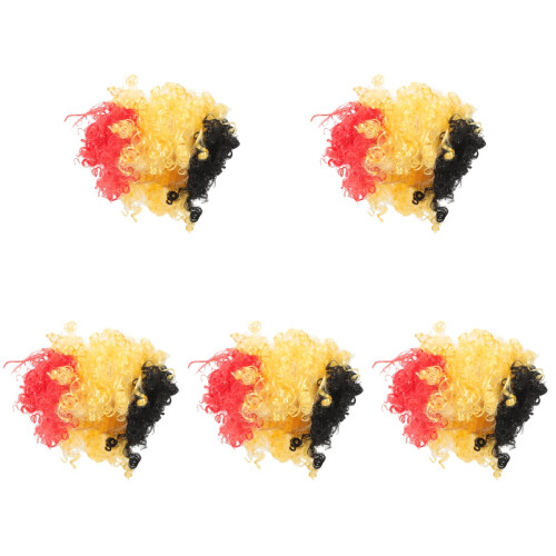 5Pcs Funny Multi-Function Clown Wigs Assorted Accessory 1