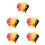 5Pcs Funny Multi-Function Clown Wigs Assorted Accessory 6