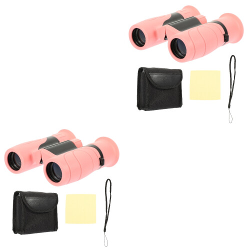 2Ensembles Jumelles Exploration Rose Portable 2
