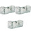 3Pièces Filet De Vert En Nylon Pliable Pour Usage 3