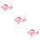 3Pièces Laisse Animaux Rose Confortable Traction Collier Sûr 9