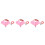 3Pièces Laisse Animaux Rose Confortable Traction Collier Sûr 4