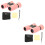 2Ensembles Jumelles Exploration Rose Portable 6