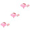 3Pièces Laisse Animaux Rose Confortable Traction Collier Sûr 5