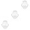3Pièces Support Tennis Transparent Clip Ceinture Portable 5