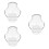 3Pièces Support Tennis Transparent Clip Ceinture Portable 7
