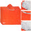 8Pièces Ponchos De Outdoor Orange Résistance Portable 9